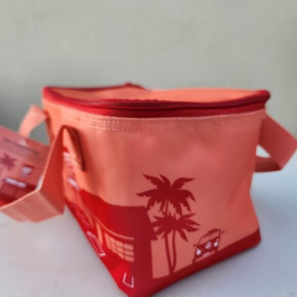 New Trader Joe's Mini Insulated Bags PEACH Color Lunch Box NEW LIMITED EDITION 2 - Picture 3 of 11